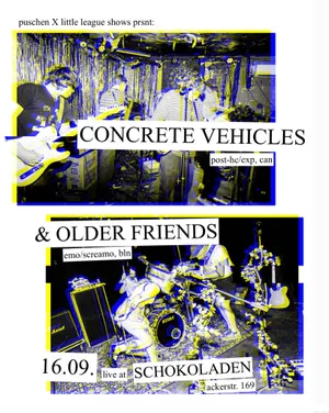 Concrete Vehicles + Older Friends