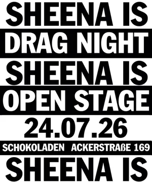 SHEENA IS - Open Stage Punk Drag Night