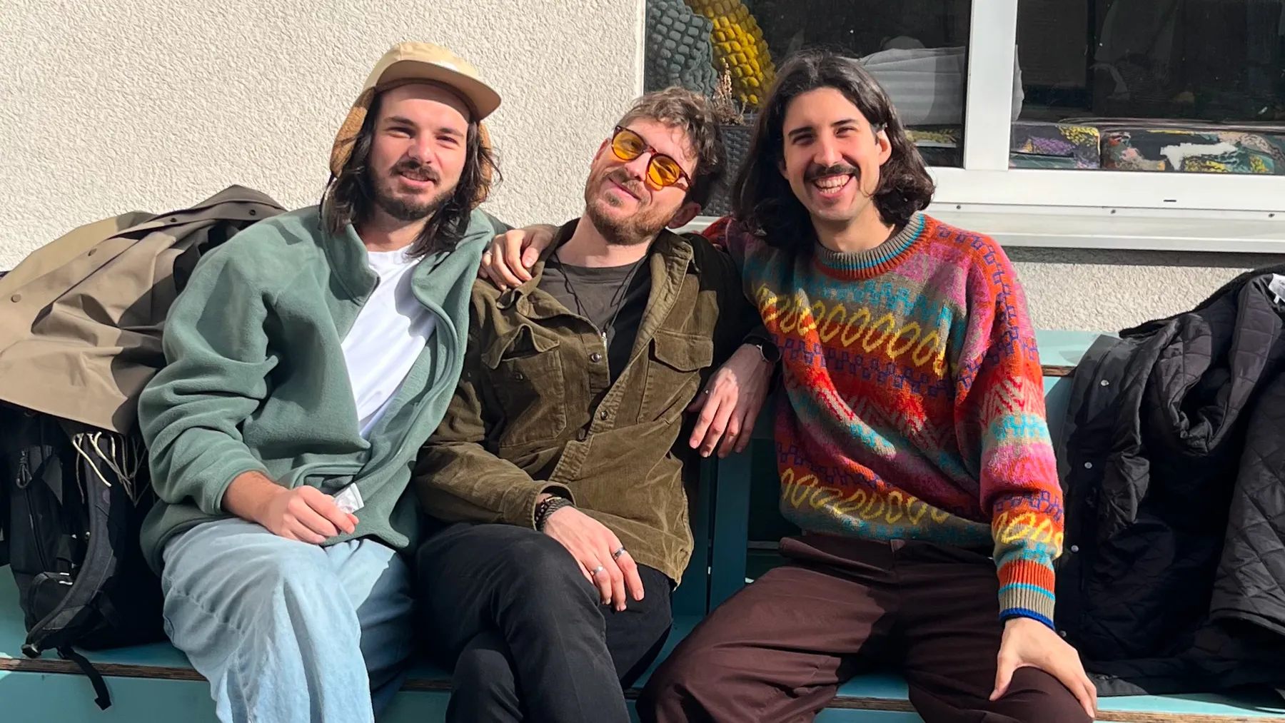 Kenny, Wolfi and Mikel (from left to right)