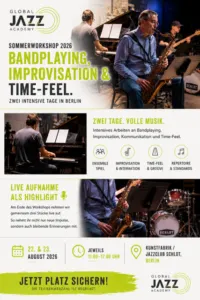 SOMMERWORKSHOP 2026 der Global Jazz Academy