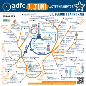 ADFC-Sternfahrt 2026 — 50. Fahrrad-Sternfahrt