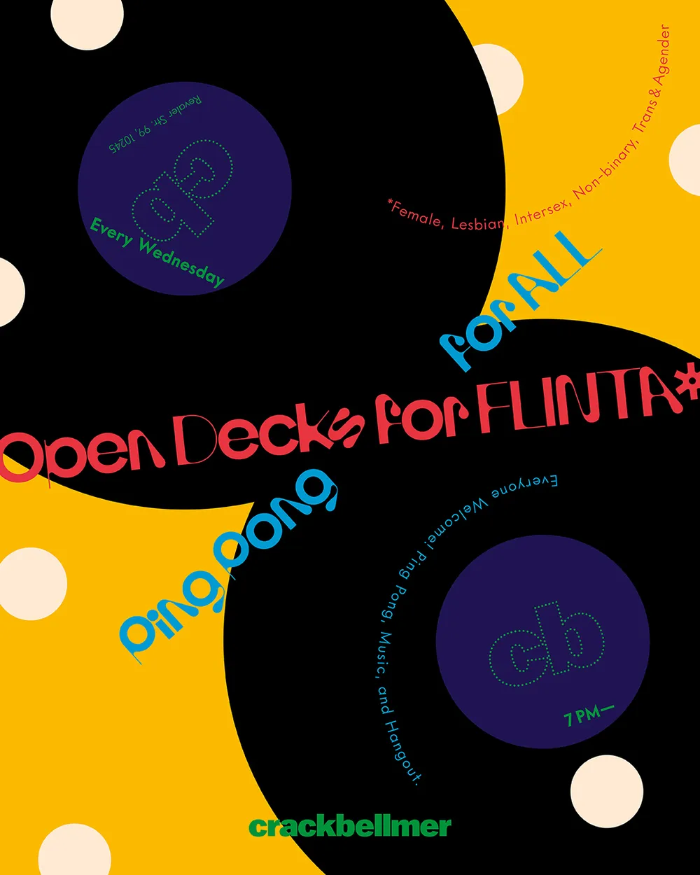 OPEN DECKS FOR FLINTA* - PING PONG FOR ALL