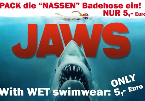 Pack die Badehose ein: Jaws