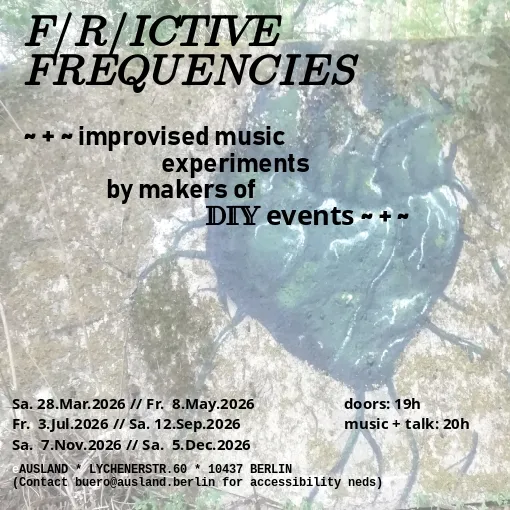 Lun Ário / Munsha / DuChamp / Frictive Frequencies