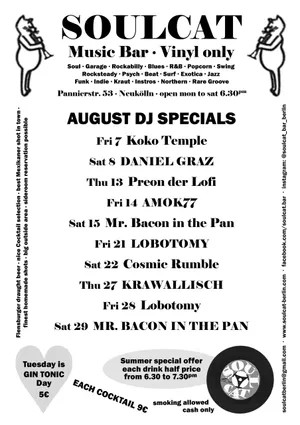 DJ Daniel Graz – Soul, Popcorn & RnB – Vinyl Only! Free Entry!
